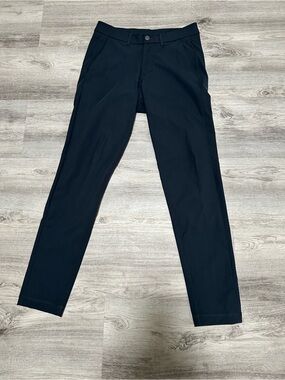 Lululemon ABC Commission Slim Warpstreme Pants Men’s 28x30 Navy Business Casual